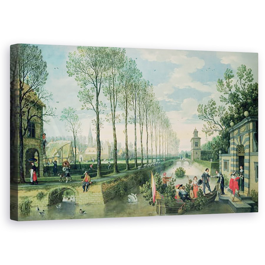 Tablou canvas - Sebastian Vrancx - Cele patru anotimpuri, Spring , 50 x 80 cm