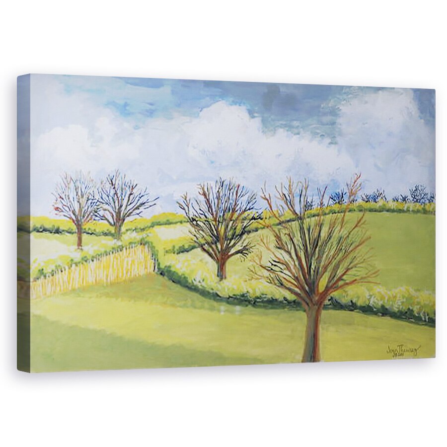 Tablou canvas - Joan Thewsey - Suffolk cerul de primavara , 50 x 80 cm