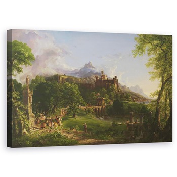 Tablou canvas - Thomas Cole - Plecarea, 60 x 100 cm Tablou canvas - Thomas Cole - Plecarea, 60 x 100 cm