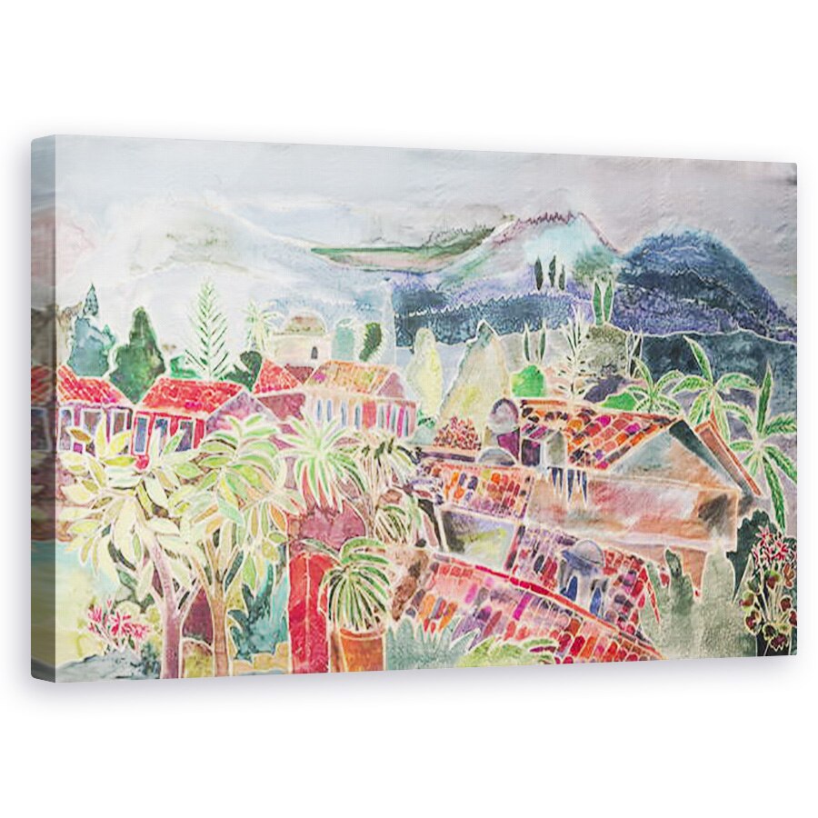 Tablou canvas - Hilary Simon - Antigua Rooftops, 50 x 80 cm