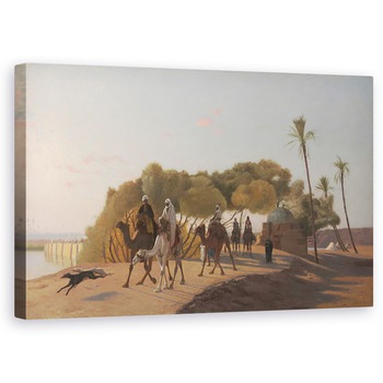 Tablou canvas - Jean Leon Gerome - Parasind Oaza, 60 x 100 cm Tablou canvas - Jean Leon Gerome - Parasind Oaza, 60 x 100 cm