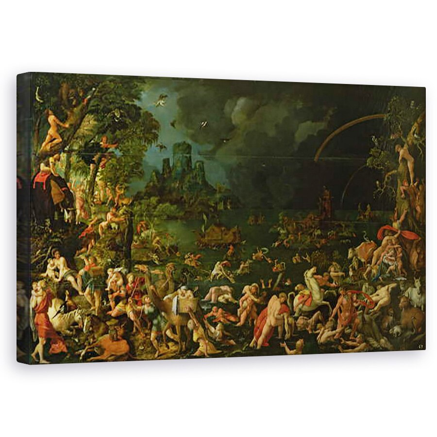 Tablou canvas - Jan van Scorel - Potopul, 60 x 100 cm