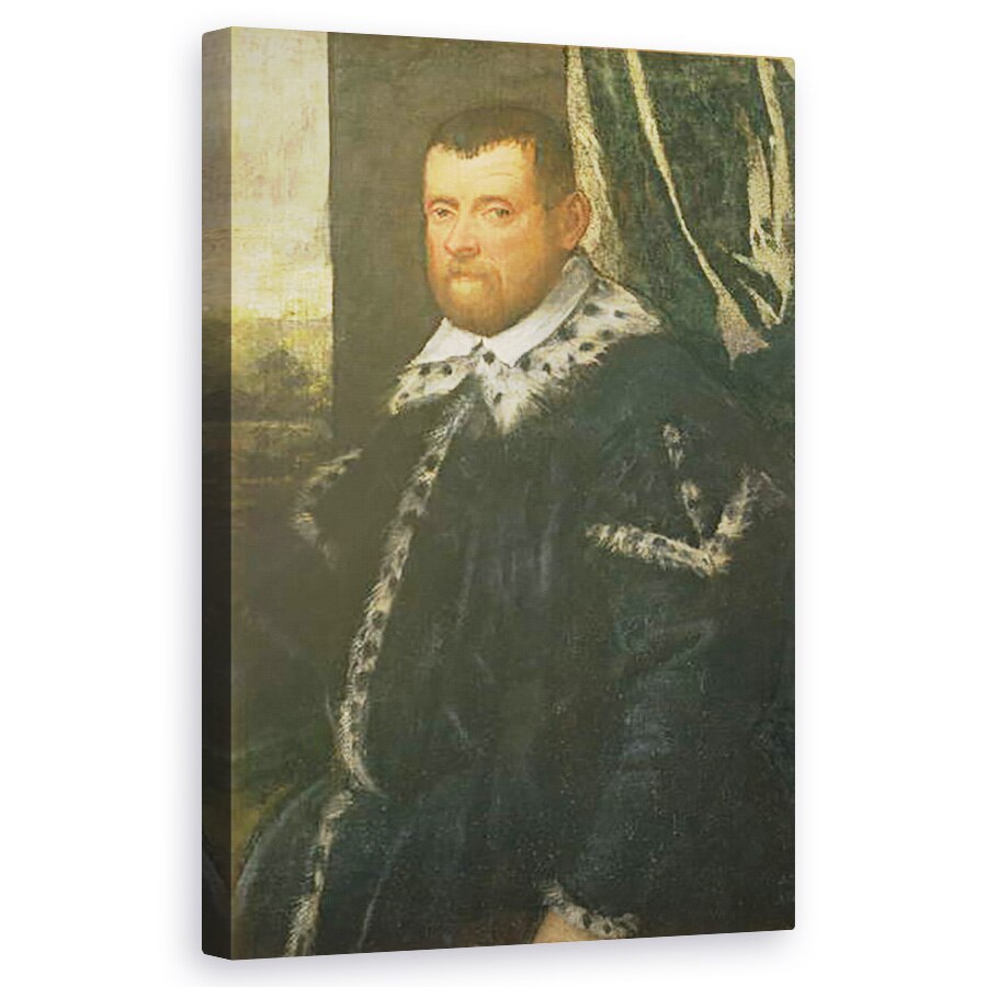 Tablou canvas - Jacopo Robusti Tintoretto - Battista Morosoni , 50 x 80 cm