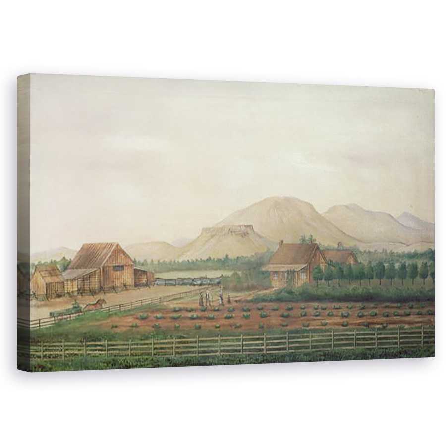 Tablou canvas - Scoal Americana - Ranch Knox, 60 x 100 cm