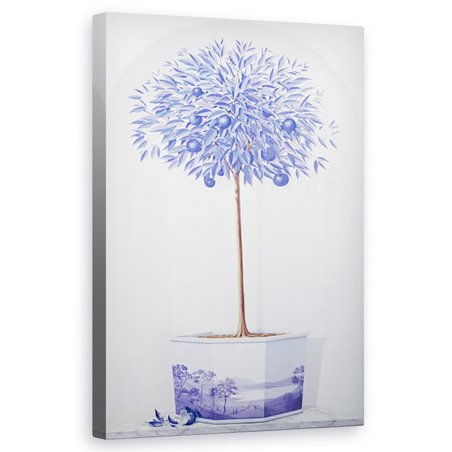 Tablou canvas - Lincoln Seligman - China Blue Tree stabilit intr-o nisa, 60 x 100 cm