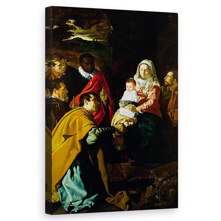 Tablou canvas - Diego Rodriguez de Silva y Velazquez - Adorarea Regilor, 60 x 100 cm