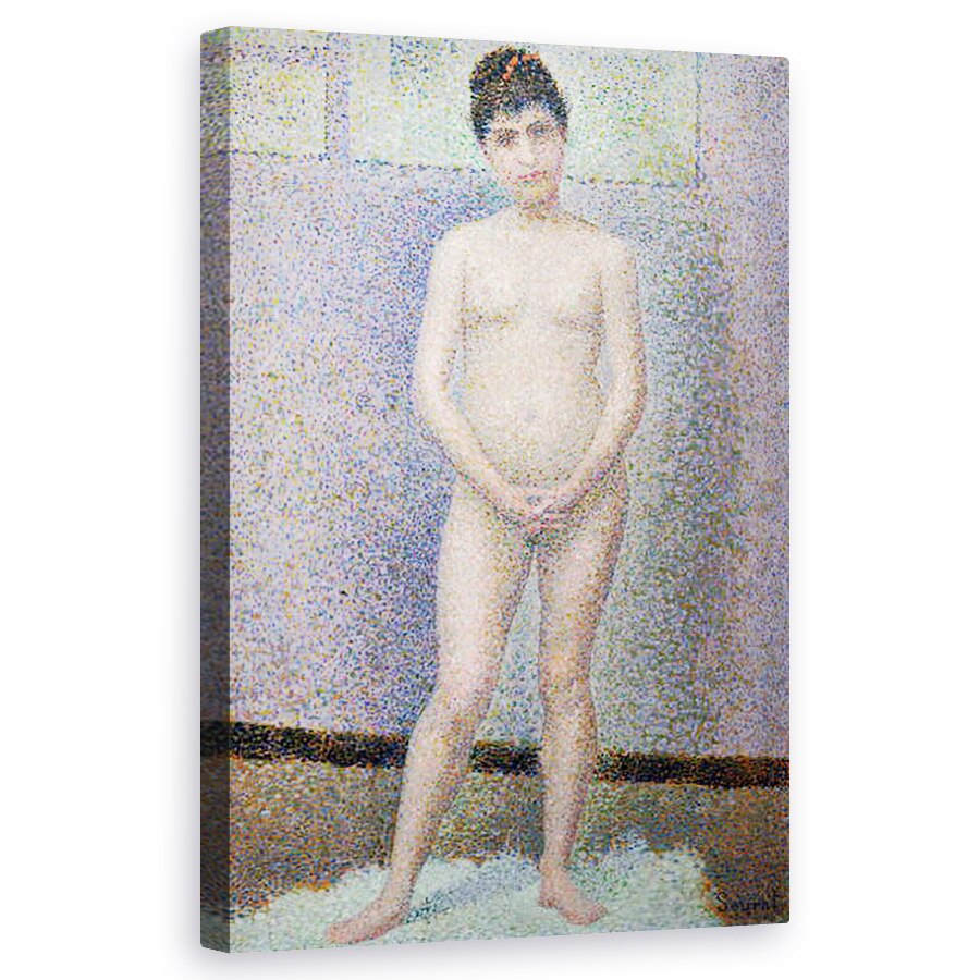 Tablou canvas - Georges Pierre Seurat - Model din fata, 60 x 100 cm