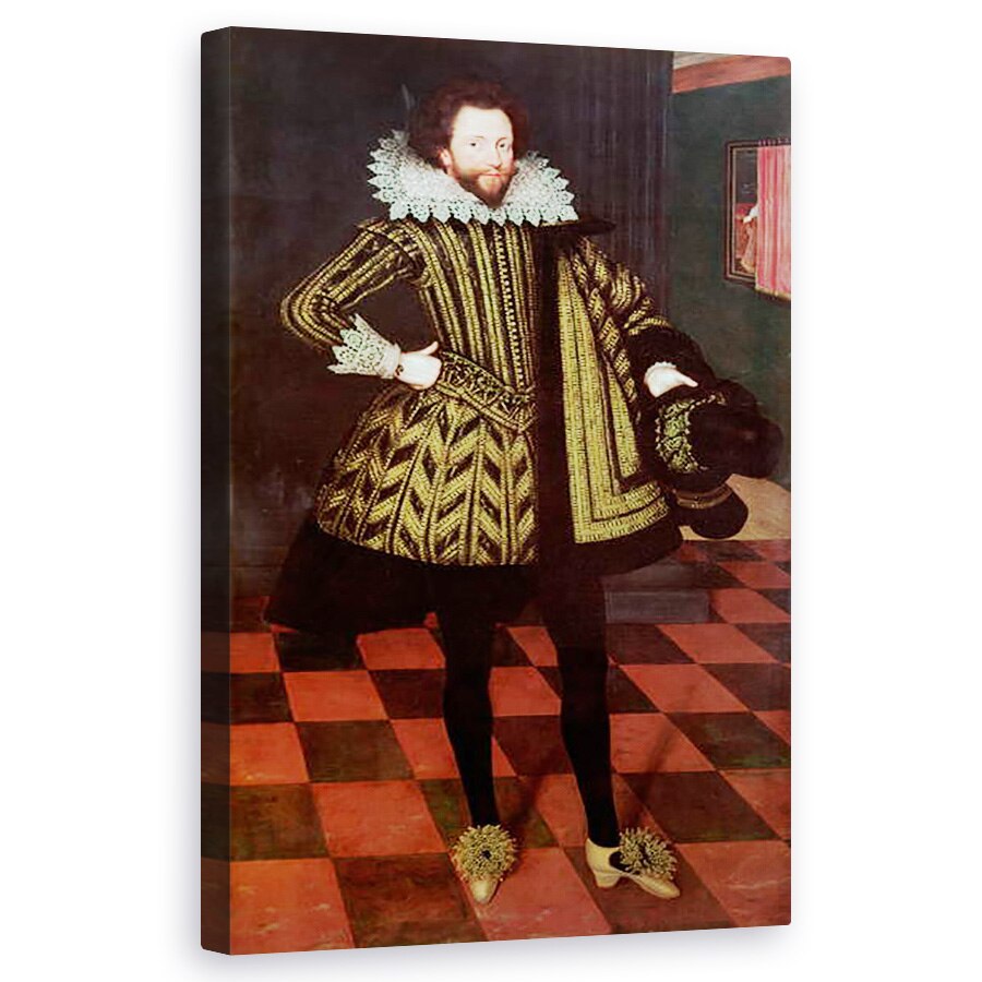 Tablou canvas - Marcus Gheeraerts the Younger - Sir John Kennedy de la Barn Elms, 50 x 80 cm