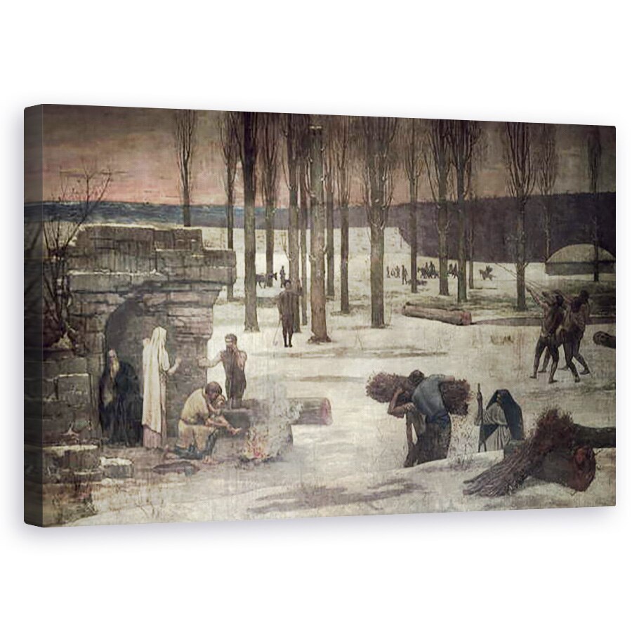 Tablou canvas - Pierre Puvis de Chavannes - Iarna, 50 x 80 cm