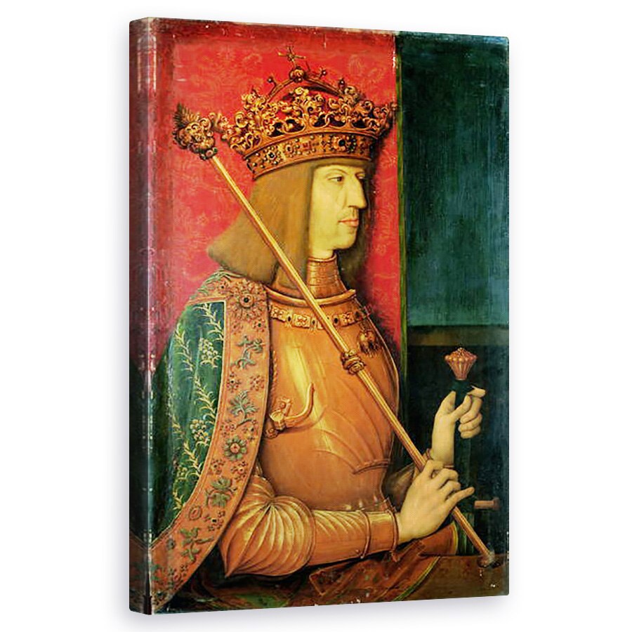 Tablou canvas - Bernhard Strigel - imparatul Maximilian I, 50 x 80 cm