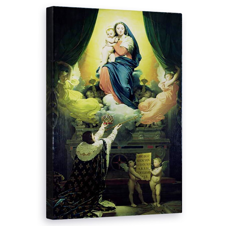 Tablou canvas - Jean Auguste Dominique Ingres - Juramantul lui Ludovic al XIII-lea 1601-43 1824 , 50 x 80 cm