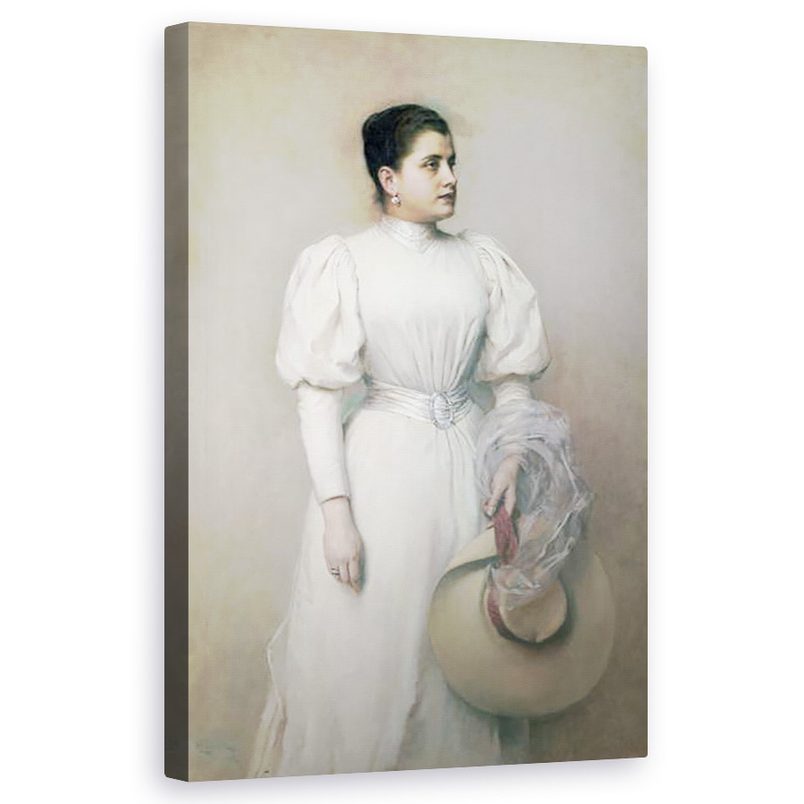 Tablou canvas - Leopold Stephan Horovitz - Marie Renard, cantareata de opera cu Opera Hof si sotia lui Kinsky, 60 x 100 cm