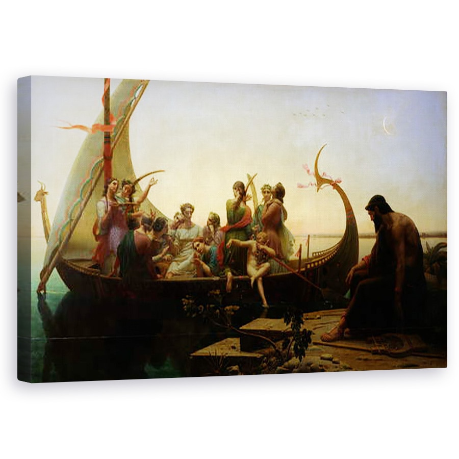 Tablou canvas - Charles Gleyre - Iluzii pierdute sau Seara, 50 x 80 cm