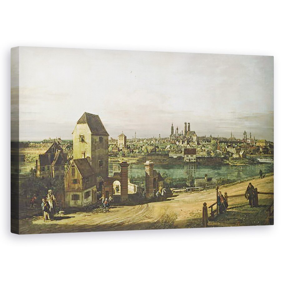 Tablou canvas - Bernardo Bellotto - Vedere spre München, 50 x 80 cm
