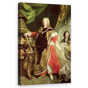 Tablou canvas - Johann-Gottfried Auerbach - Carol al VI-lea 1685-1740, 60 x 100 cm Tablou canvas - Johann-Gottfried Auerbach - Carol al VI-lea 1685-1740, 60 x 100 cm