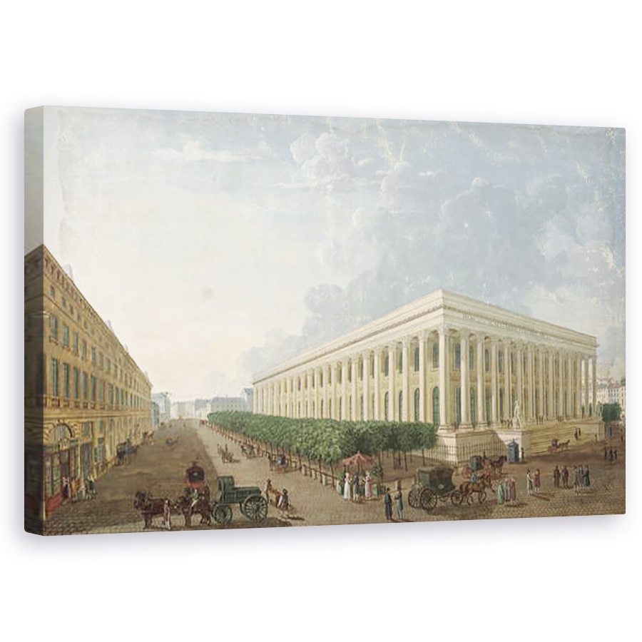 Tablou canvas - Henri Courvoisier-Voisin - Palais de la Bourse , 60 x 100 cm