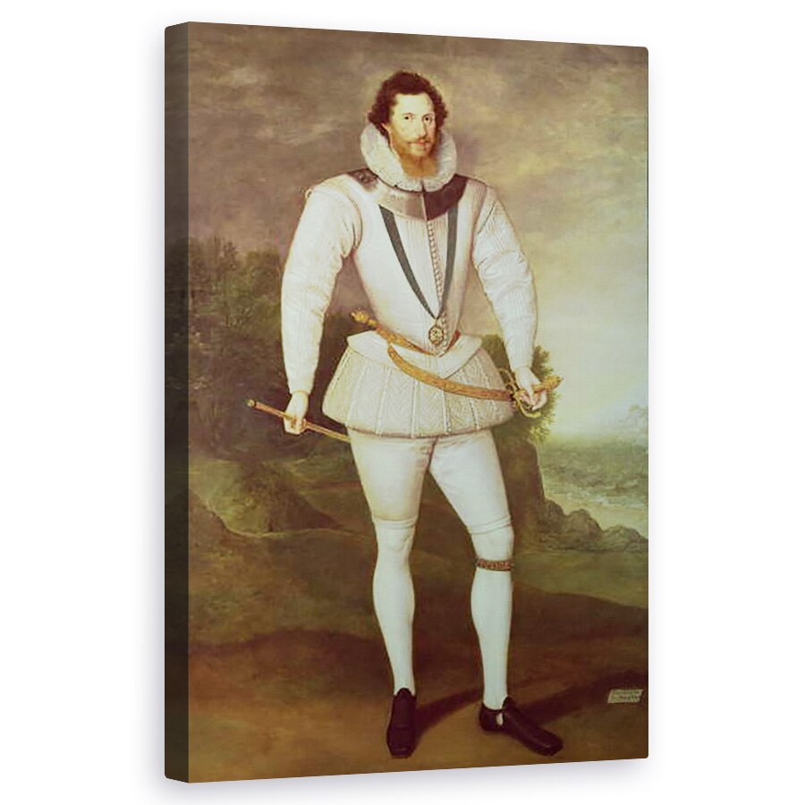 Tablou canvas - Marcus Gheeraerts the Younger - Robert Devereux, 2nd Earl of Essex, 50 x 80 cm