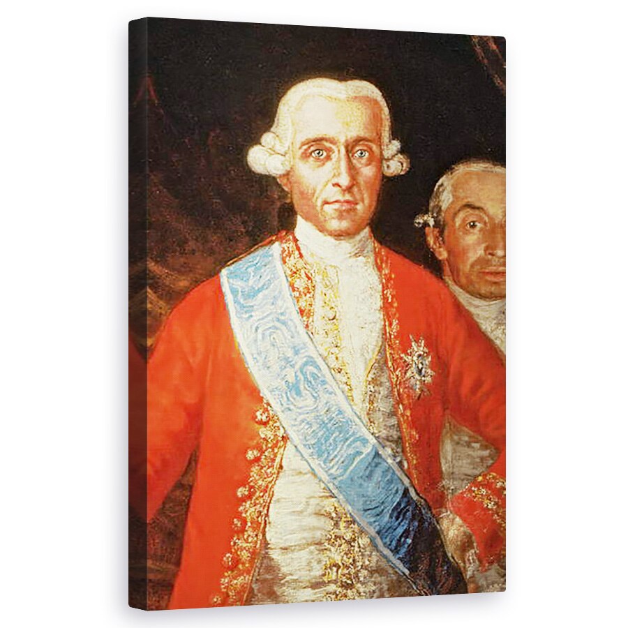 Tablou canvas - Francisco Jose de Goya y Lucientes - Portret De Don Jose Monino y Redondo I, Conde de Floridablanca, 60 x 100 cm