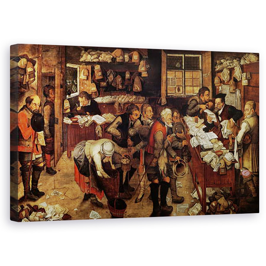 Tablou canvas - Pieter Brueghel the Younger - Avocat Village, 60 x 100 cm