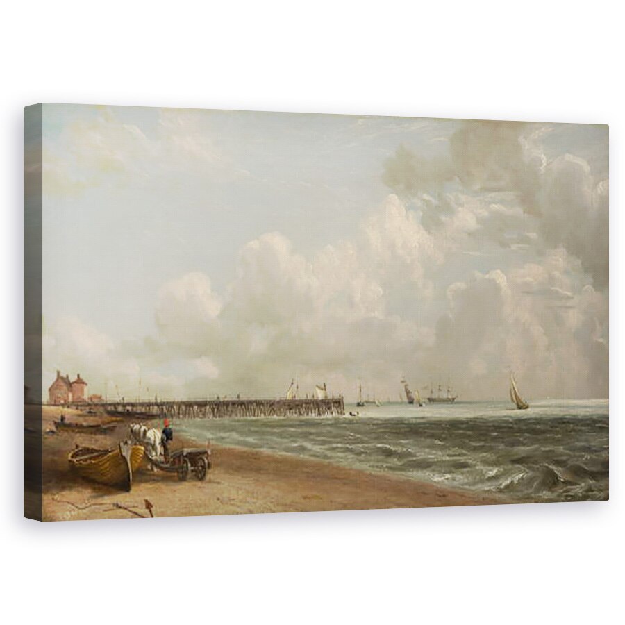 Tablou canvas - John Constable - Jetty Yarmouth, 50 x 80 cm