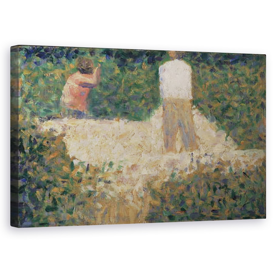 Tablou canvas - Georges Pierre Seurat - Doua spargatori de piatra, 60 x 100 cm