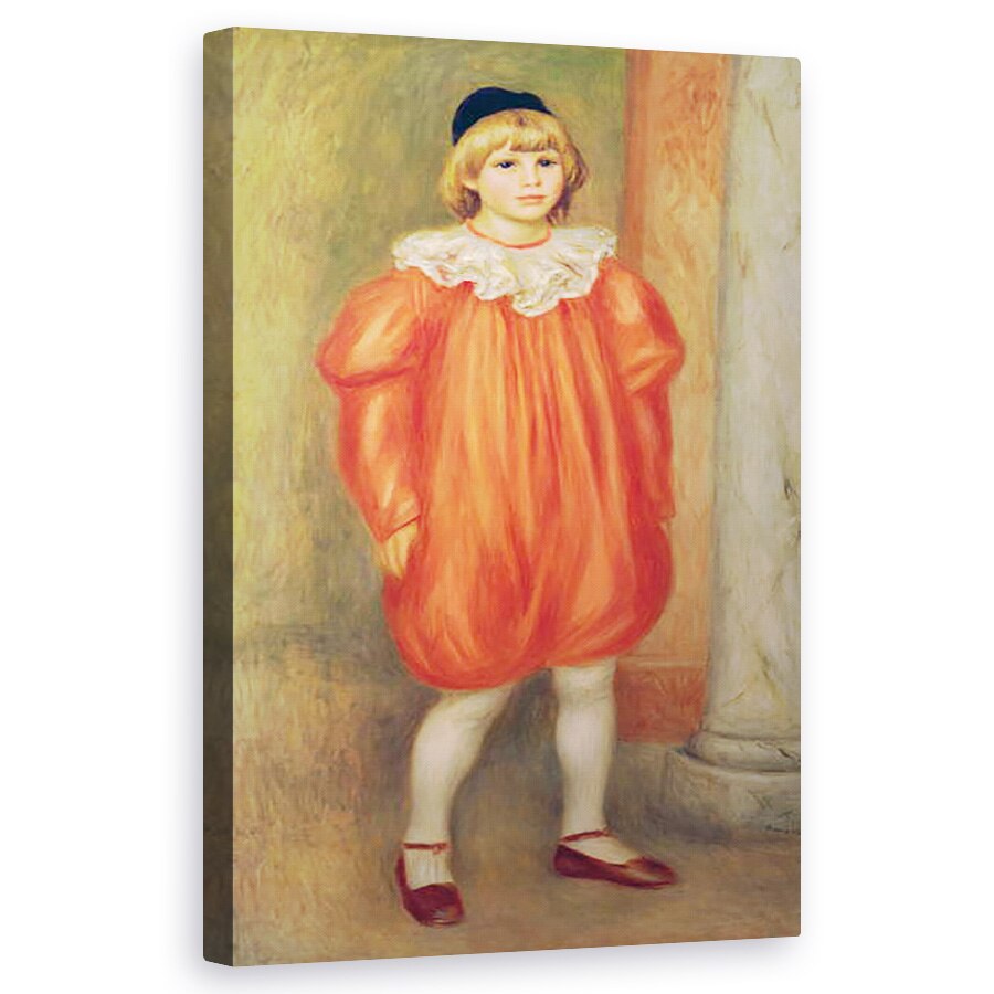 Tablou canvas - Pierre Auguste Renoir - Claude Renoir intr-un costum de clovn, 50 x 80 cm