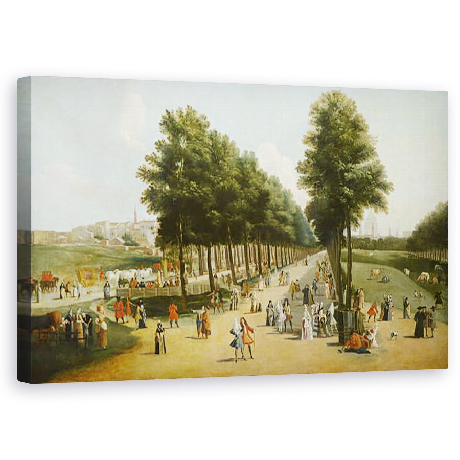 Tablou canvas - Marco Ricci - Vedere la Mall in Parcul St James, 50 x 80 cm