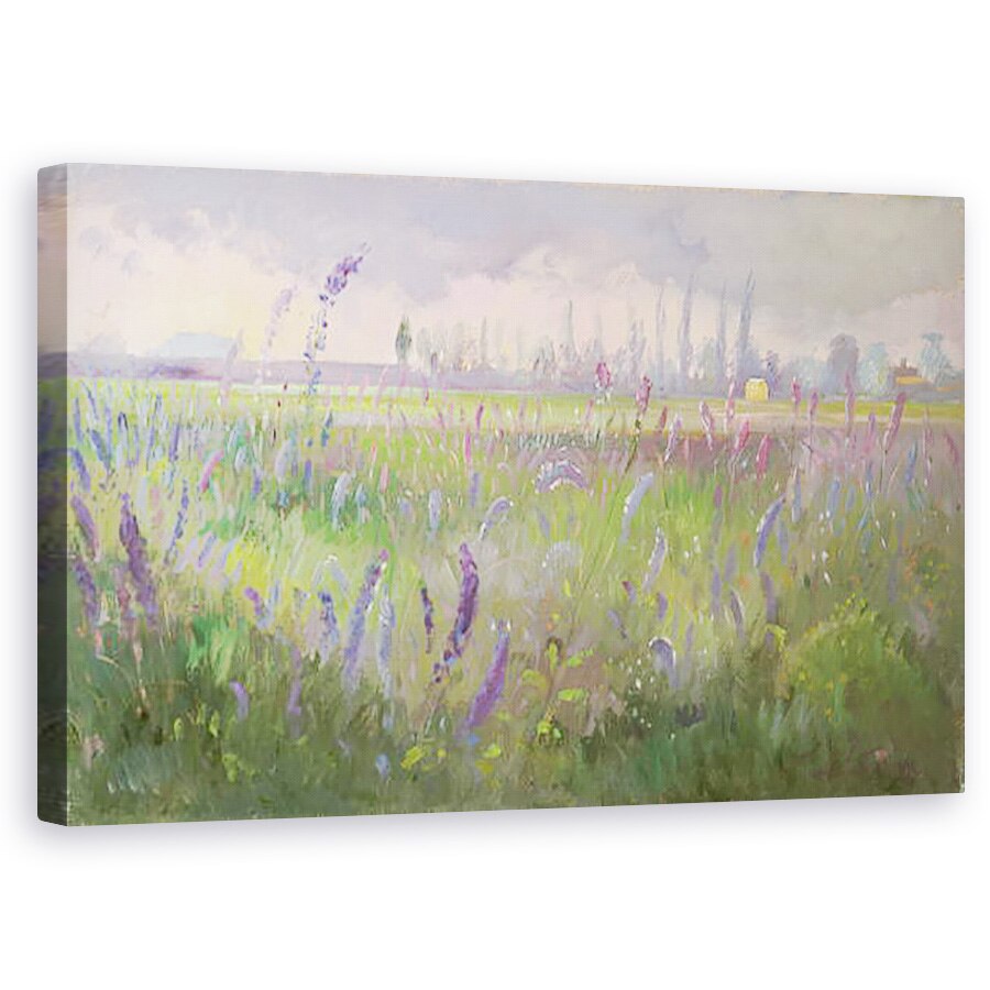 Tablou canvas - Timothy Easton - Delphiniums, furtuna trece, 50 x 80 cm