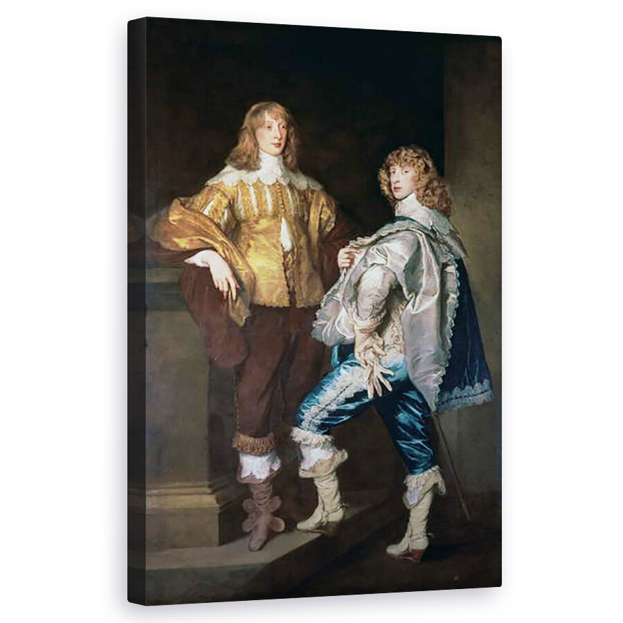 Tablou canvas - Anthony van Dyck - Lordul John Stuart si fratele sau, 50 x 80 cm