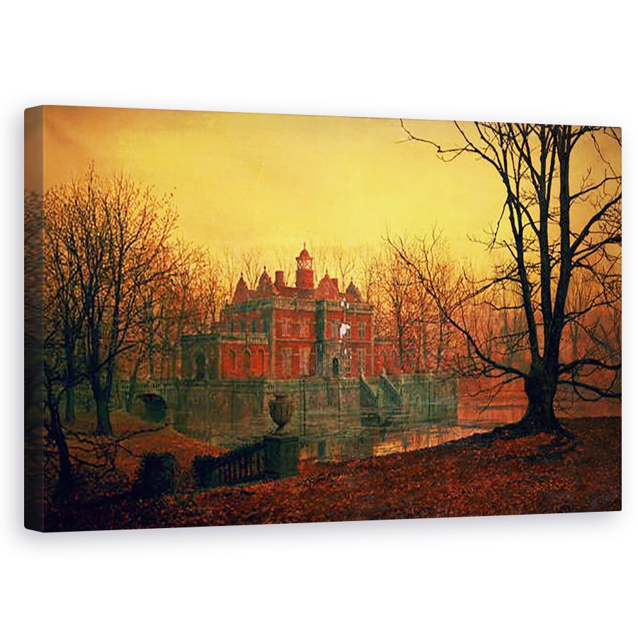 Tablou canvas - John Atkinson Grimshaw - Casa Bantuita, 50 x 80 cm