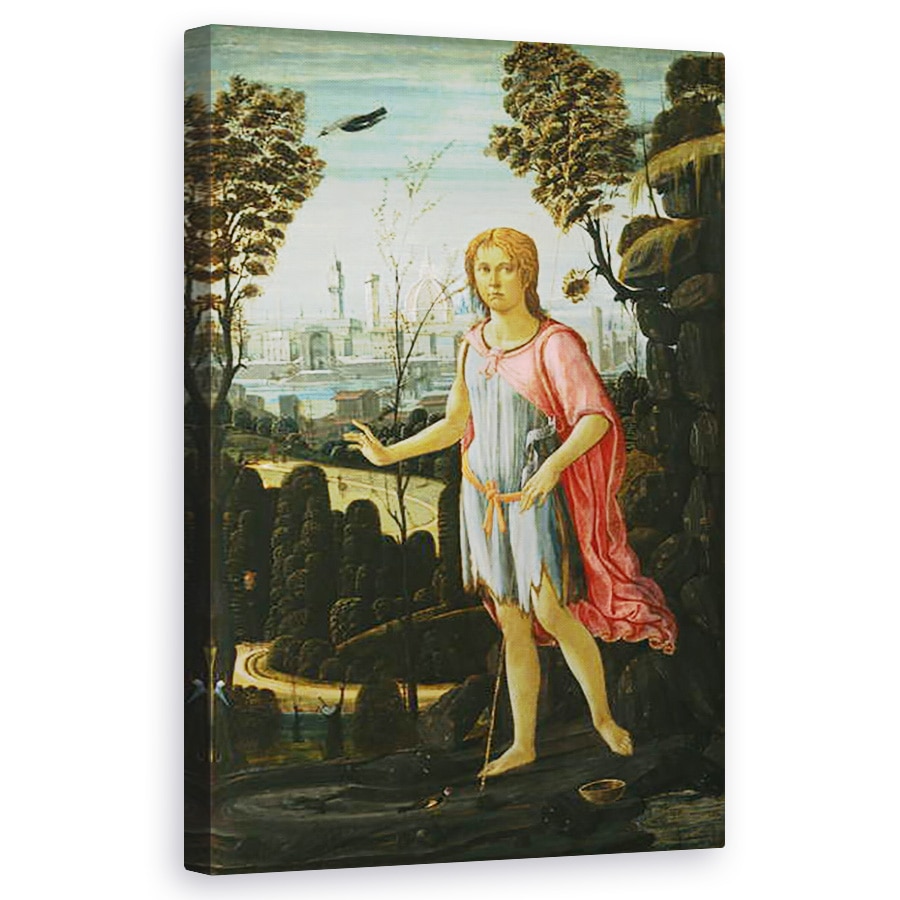 Tablou canvas - Jacopo del Sellaio - Sfantul Ioan Botezatorul, 50 x 80 cm