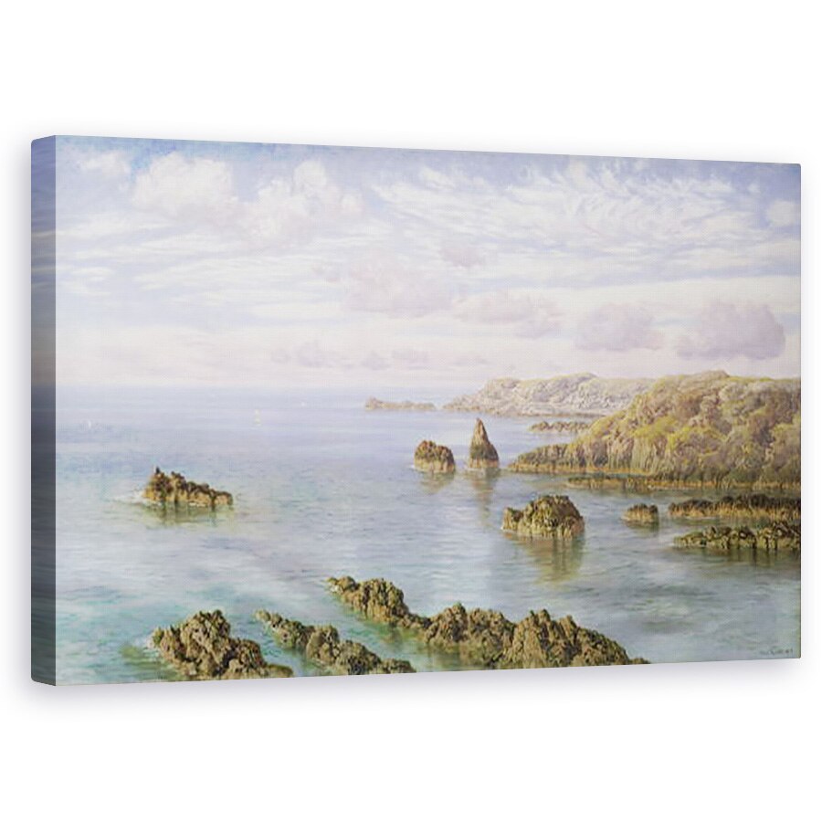 Tablou canvas - John Brett - Coasta de sud a Guernsey, 50 x 80 cm