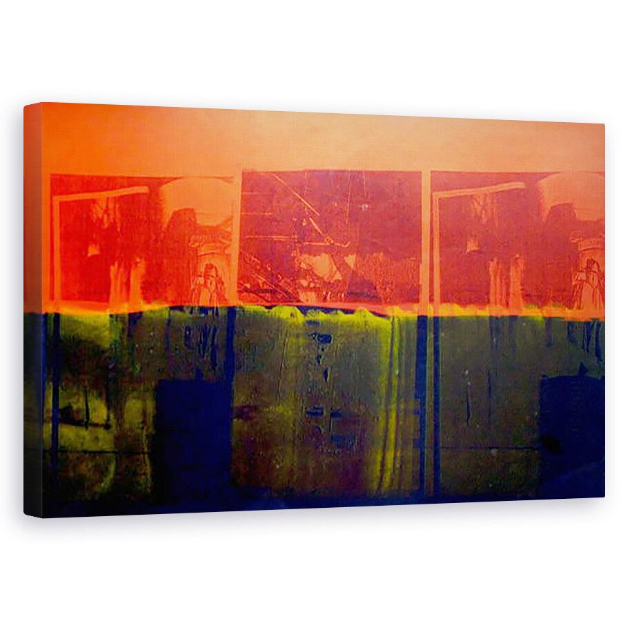 Tablou canvas - David Studwell - Rosu si albastru, 50 x 80 cm