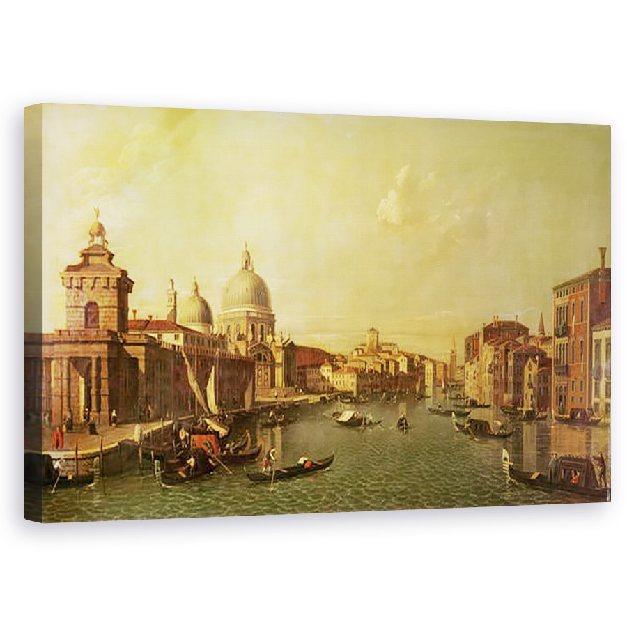 Tablou canvas - Canaletto - Biserica La Salute si Marele Canal , 60 x 100 cm