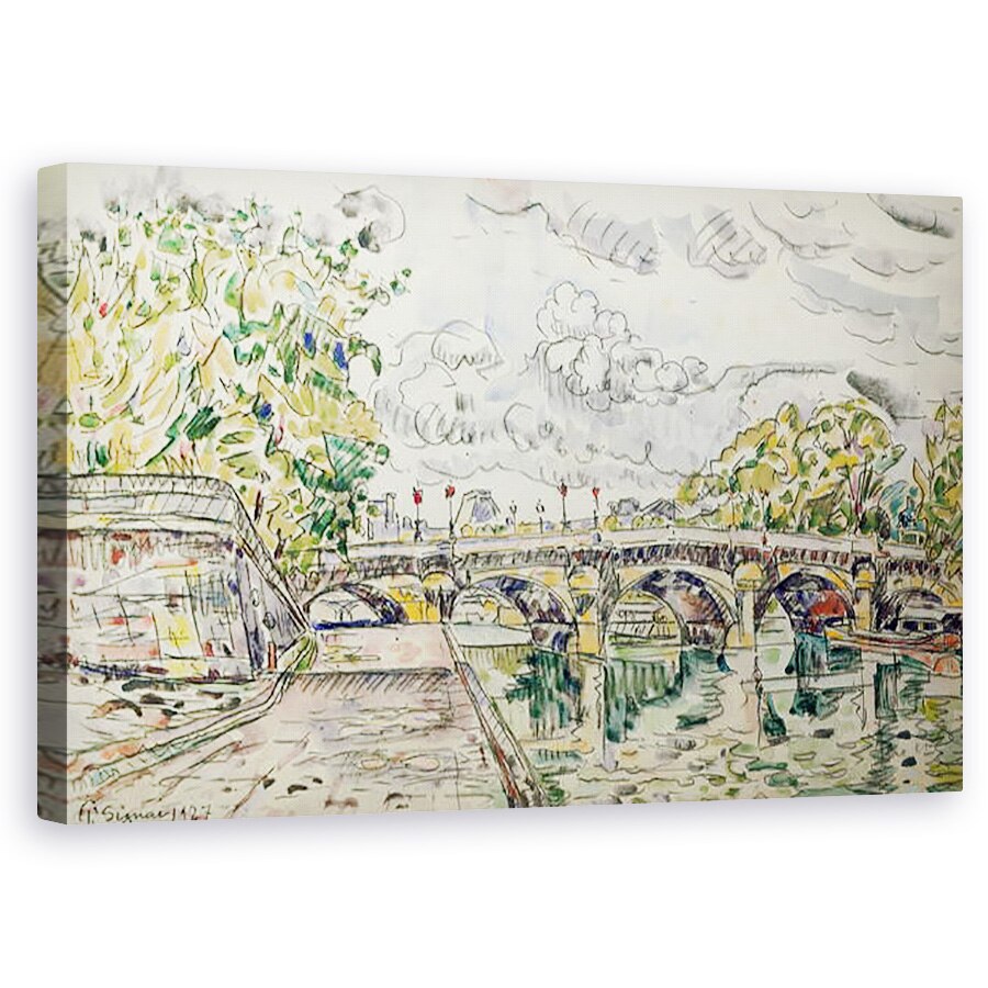 Tablou canvas - Paul Signac - Pont Neuf, Paris, 50 x 80 cm