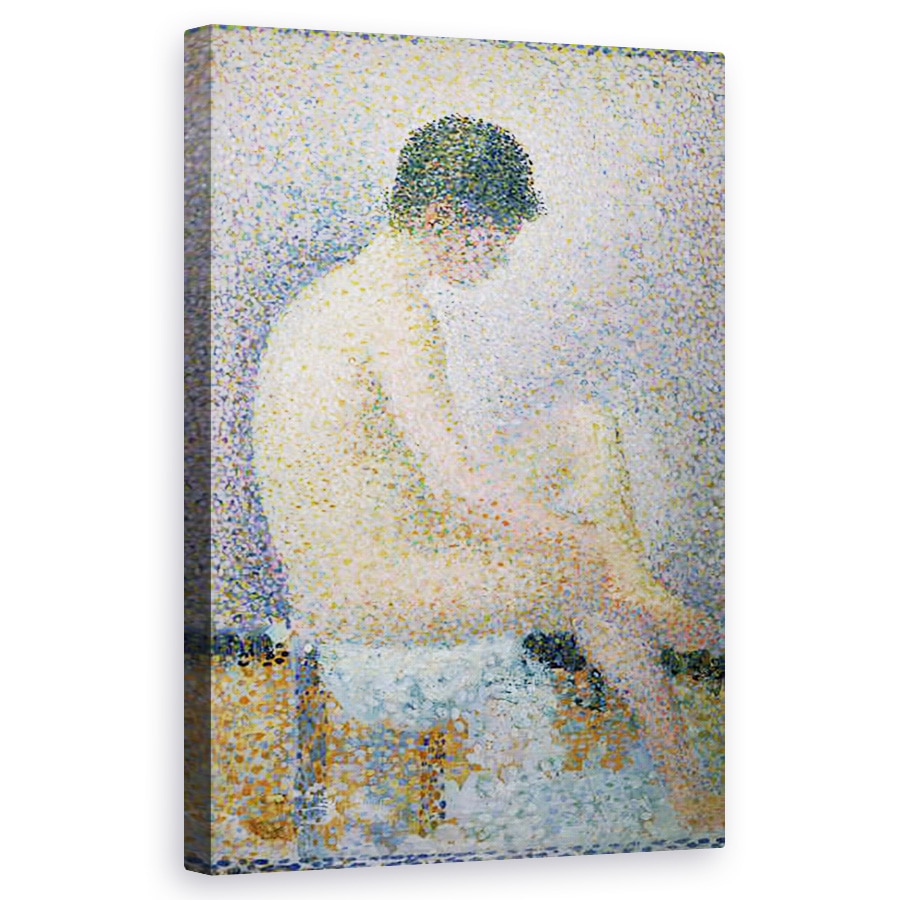Tablou canvas - Georges Pierre Seurat - Model in Profil, 60 x 100 cm