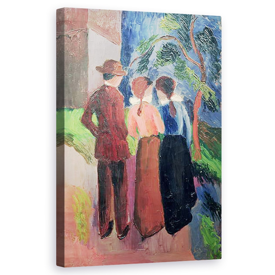 Tablou canvas - August Macke - Plimbare, 60 x 100 cm