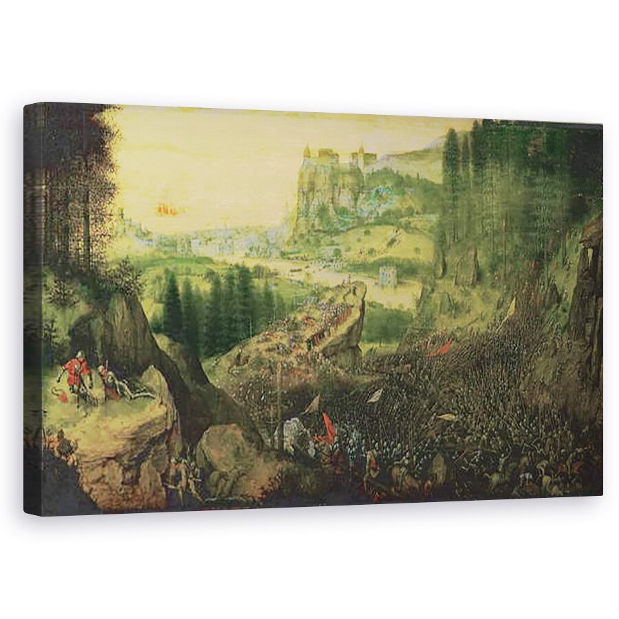 Tablou canvas - Pieter Bruegel the Elder - Sinuciderea lui Saul, 60 x 100 cm