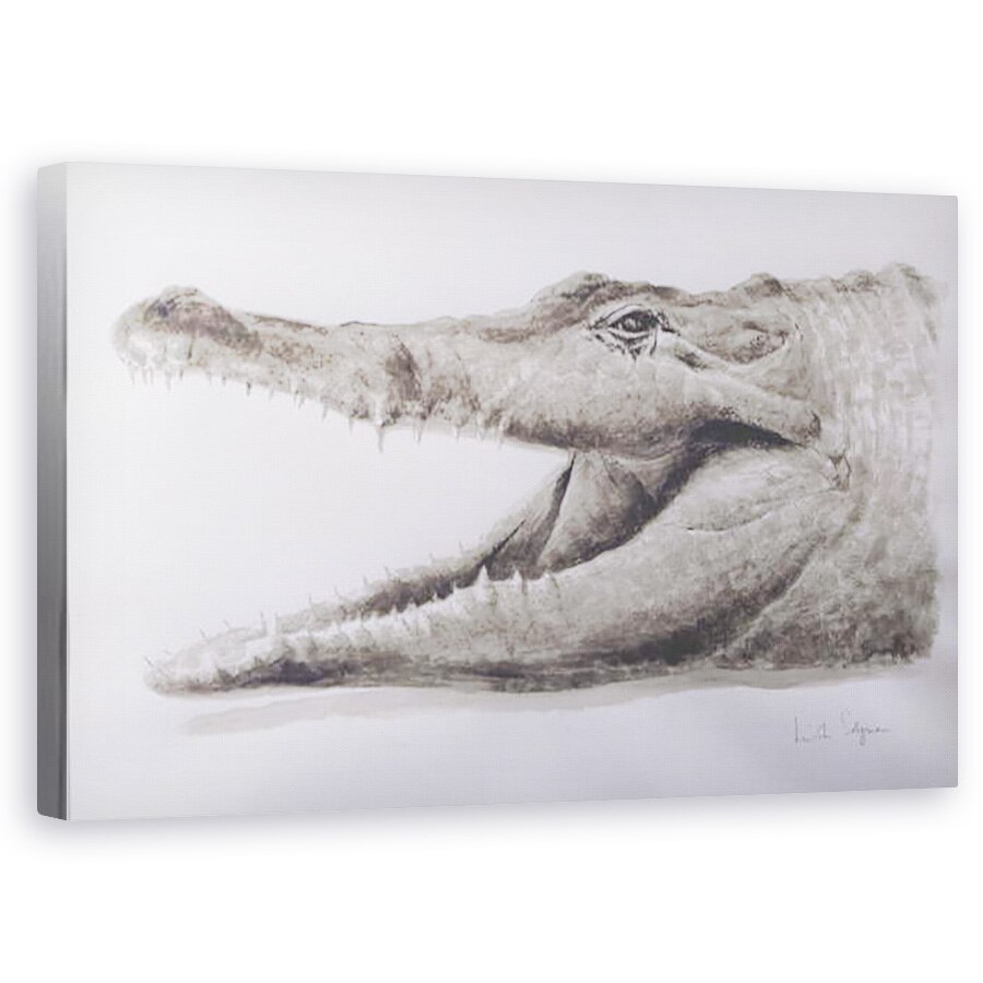 Tablou canvas - Lincoln Seligman - Crocodil, 60 x 100 cm