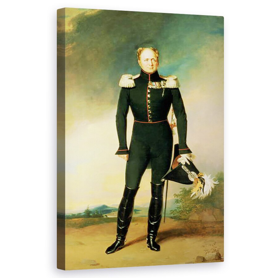 Tablou canvas - George Dawe - Portretul imparatului Alexandru I 1777-1825 1825 , 60 x 100 cm