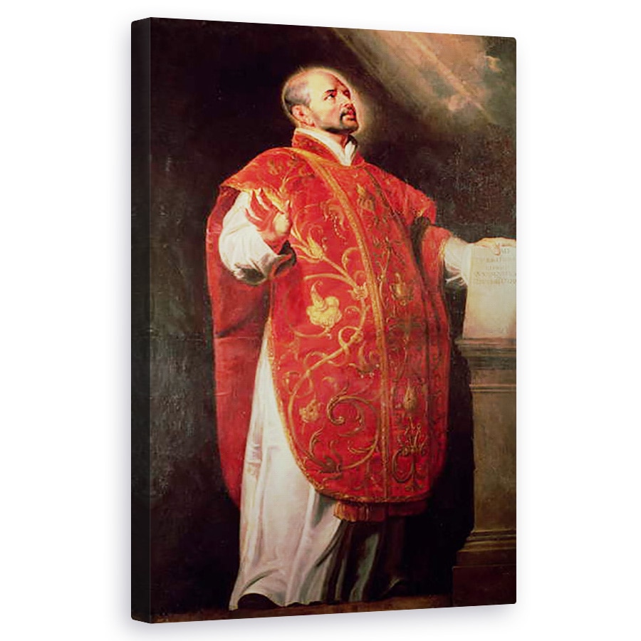 Tablou canvas - Peter Paul Rubens - Sfantul Ignatiu de Loyola 1491-1556 Fondator al iezuitilor , 60 x 100 cm