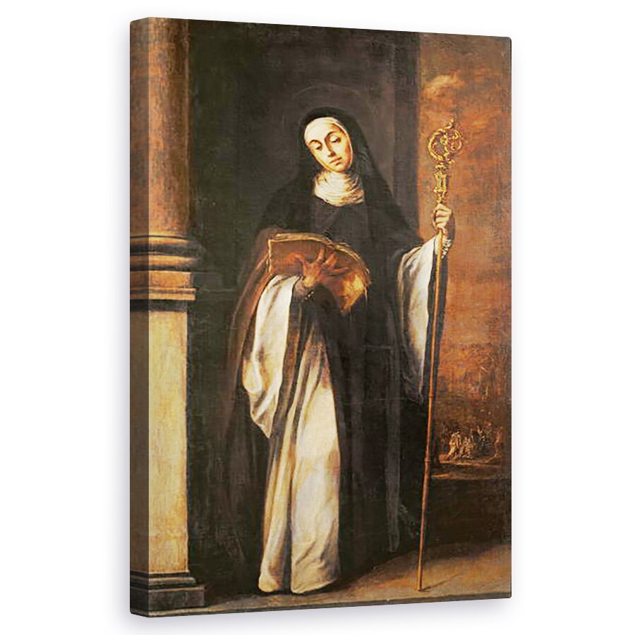 Tablou canvas - Juan de Valdes Leal - Sf. Paula sau o stareta, 50 x 80 cm