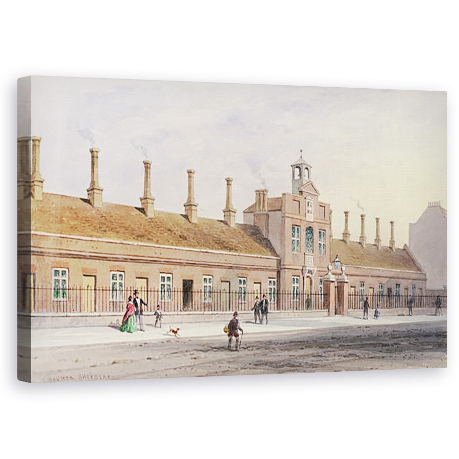 Tablou canvas - Thomas Hosmer Shepherd - Case de pomana Emery Hills in Rochester Row, 60 x 100 cm