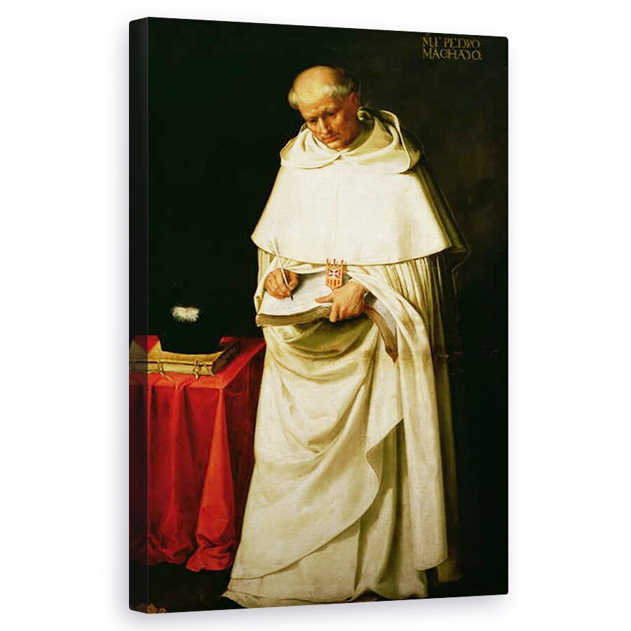 Tablou canvas - Francisco de Zurbaran - Fratele Pedro Machado d.1604 , 60 x 100 cm