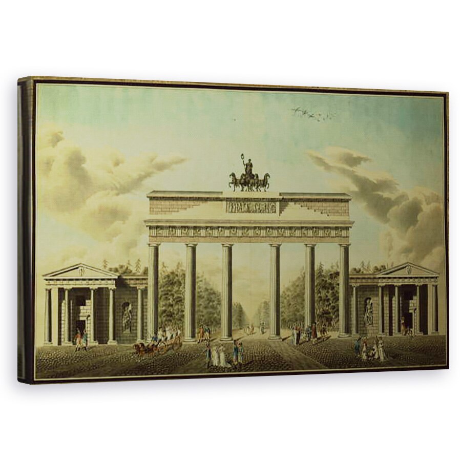Tablou canvas - Scoala Germana - Poarta Brandenburg, 60 x 100 cm