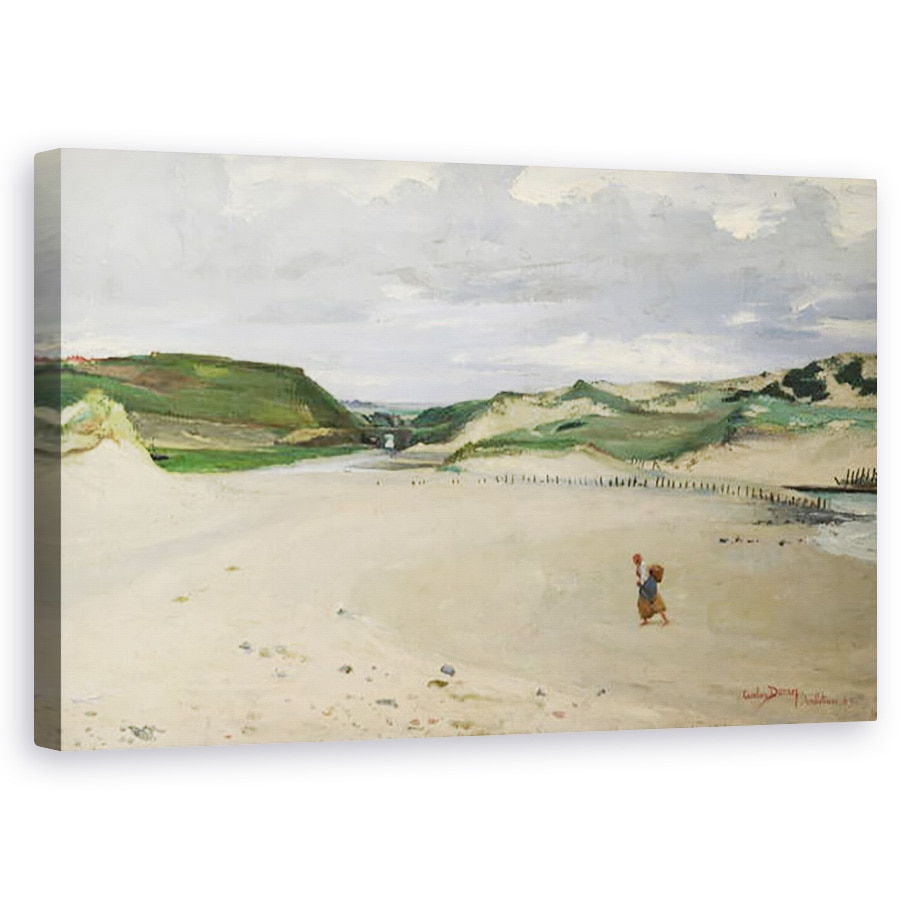 Tablou canvas - Charles Emile Auguste Carolus-Duran - Plaja de la Ambleteuse, 50 x 80 cm
