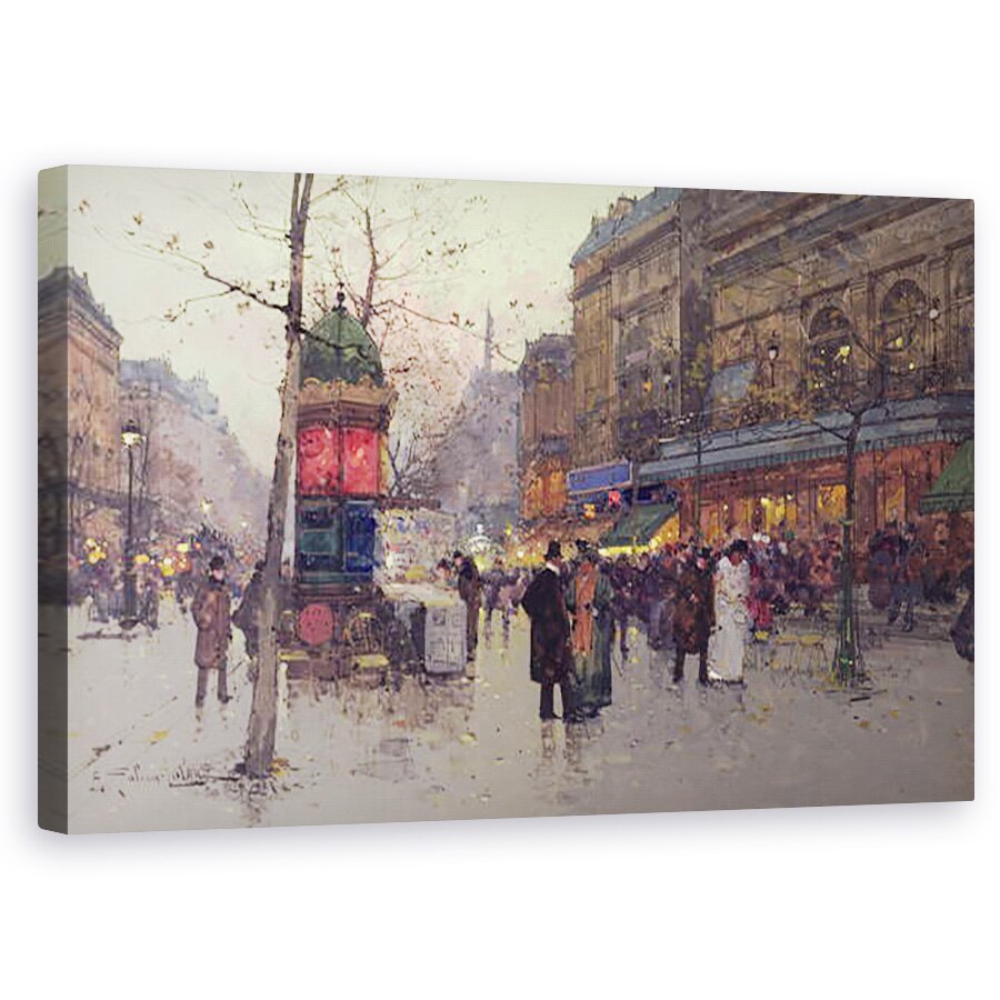 Tablou canvas - Eugene Galien-Laloue - Paris Street Scene , 50 x 80 cm