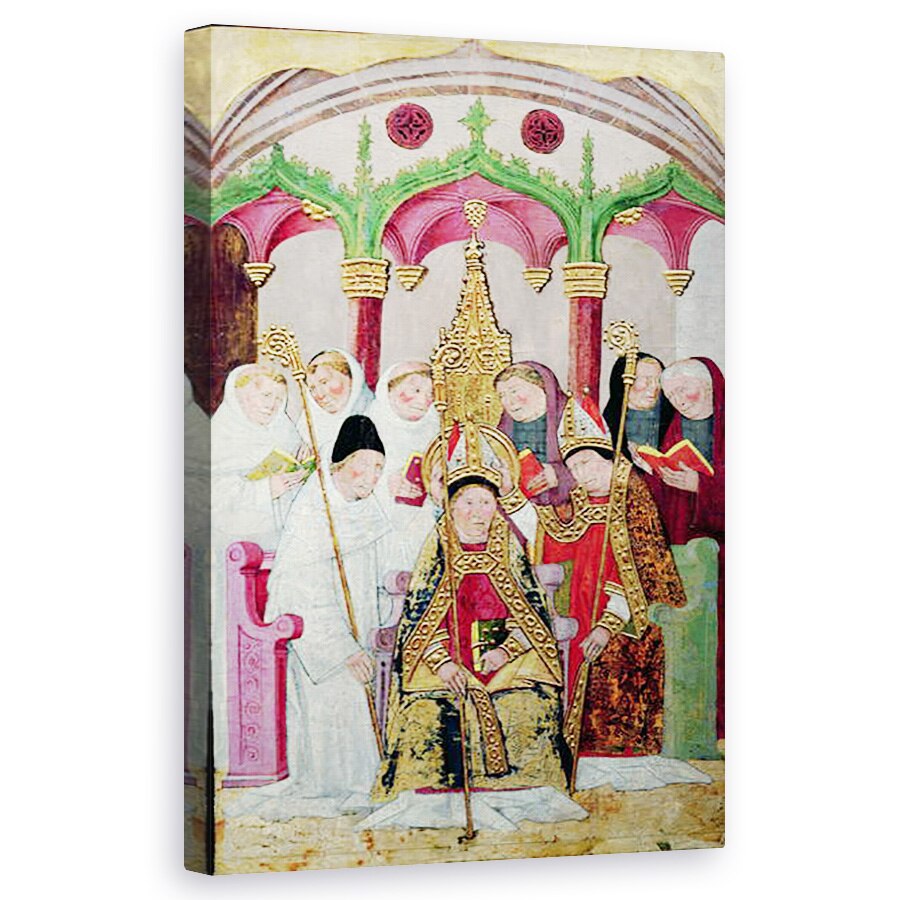 Tablou canvas - Scoala Spaniola - Consacrarea unui episcop, 50 x 80 cm