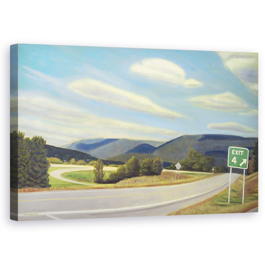 Tablou canvas - David Arsenault - La amiazul zilei in Vermont , 60 x 100 cm