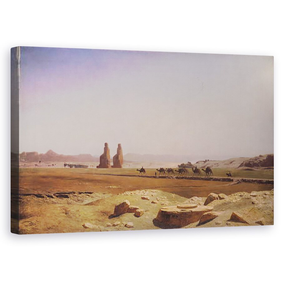 Tablou canvas - Jean Leon Gerome - Campia Tebei din Egiptul de Sus, 50 x 80 cm